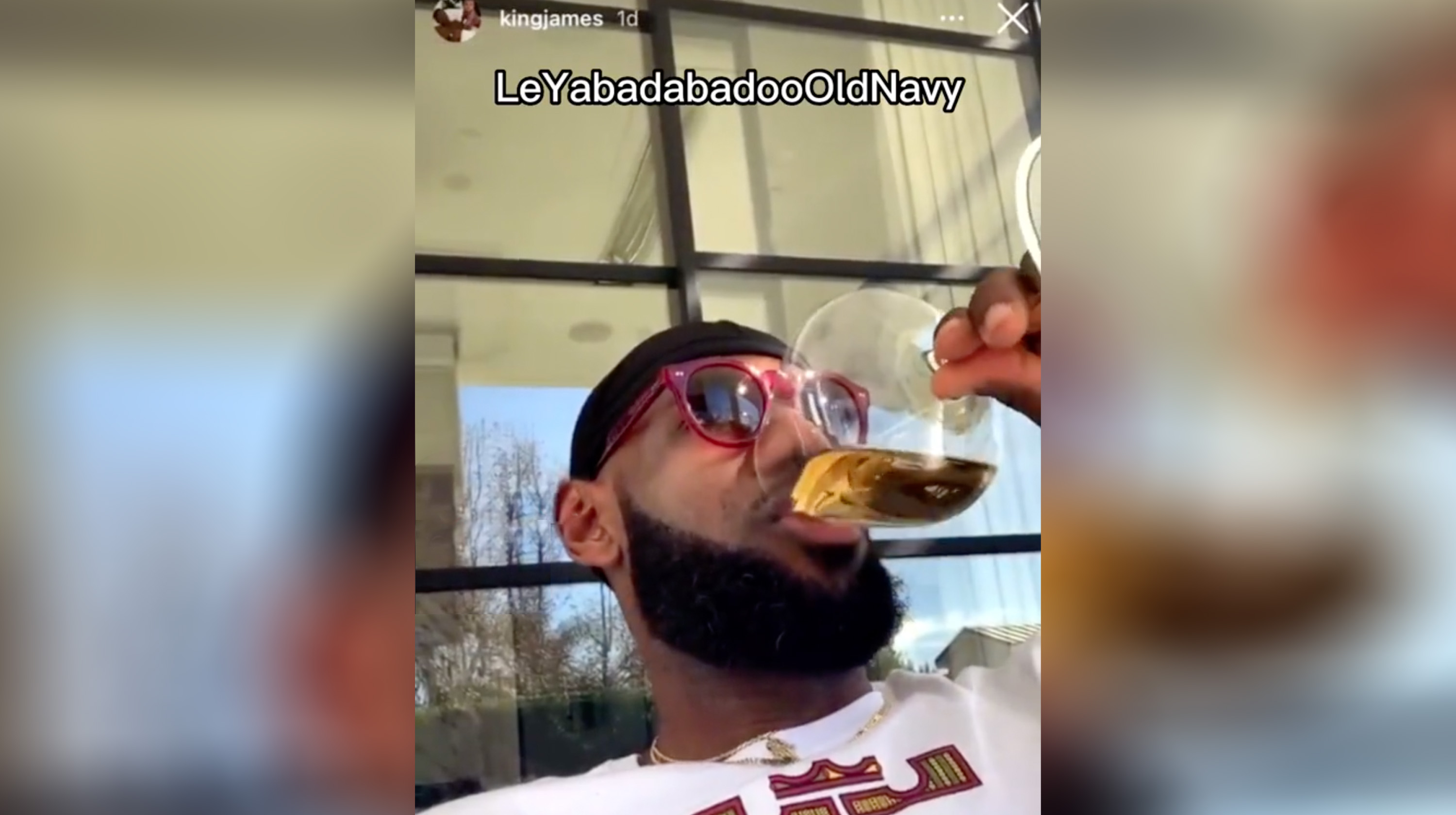 LeBron Rapping / LeDontKnowTheLyrics / "Yabadabadoo Old Navy"
