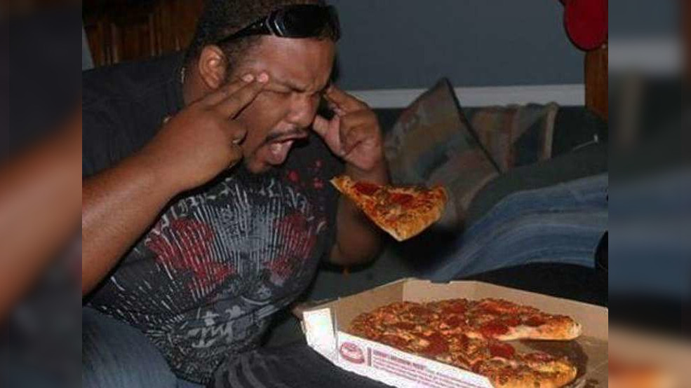 Levitating Pizza / Pizzakinesis Meme Template