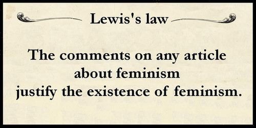 Lewis' Law Meme Template