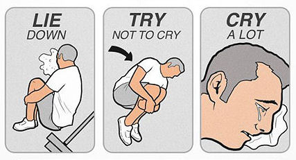 Lie Down / Try Not To Cry / Cry A Lot Meme Template