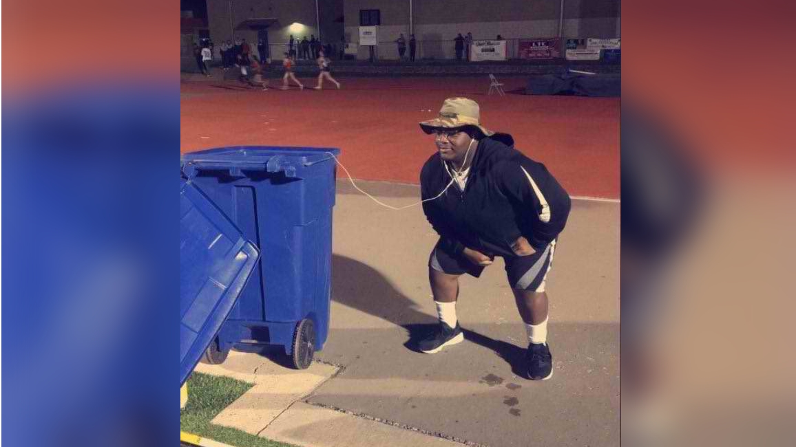 Listening to Trash Meme Template