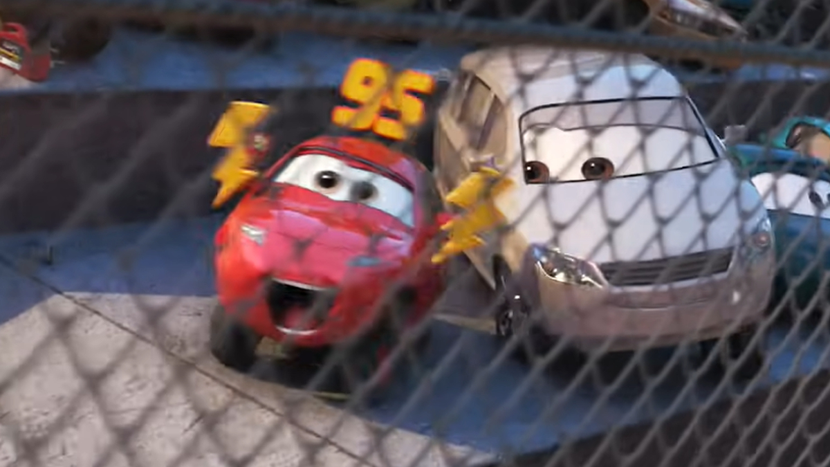 Little Lightning McQueen Fan Yelling Meme Template