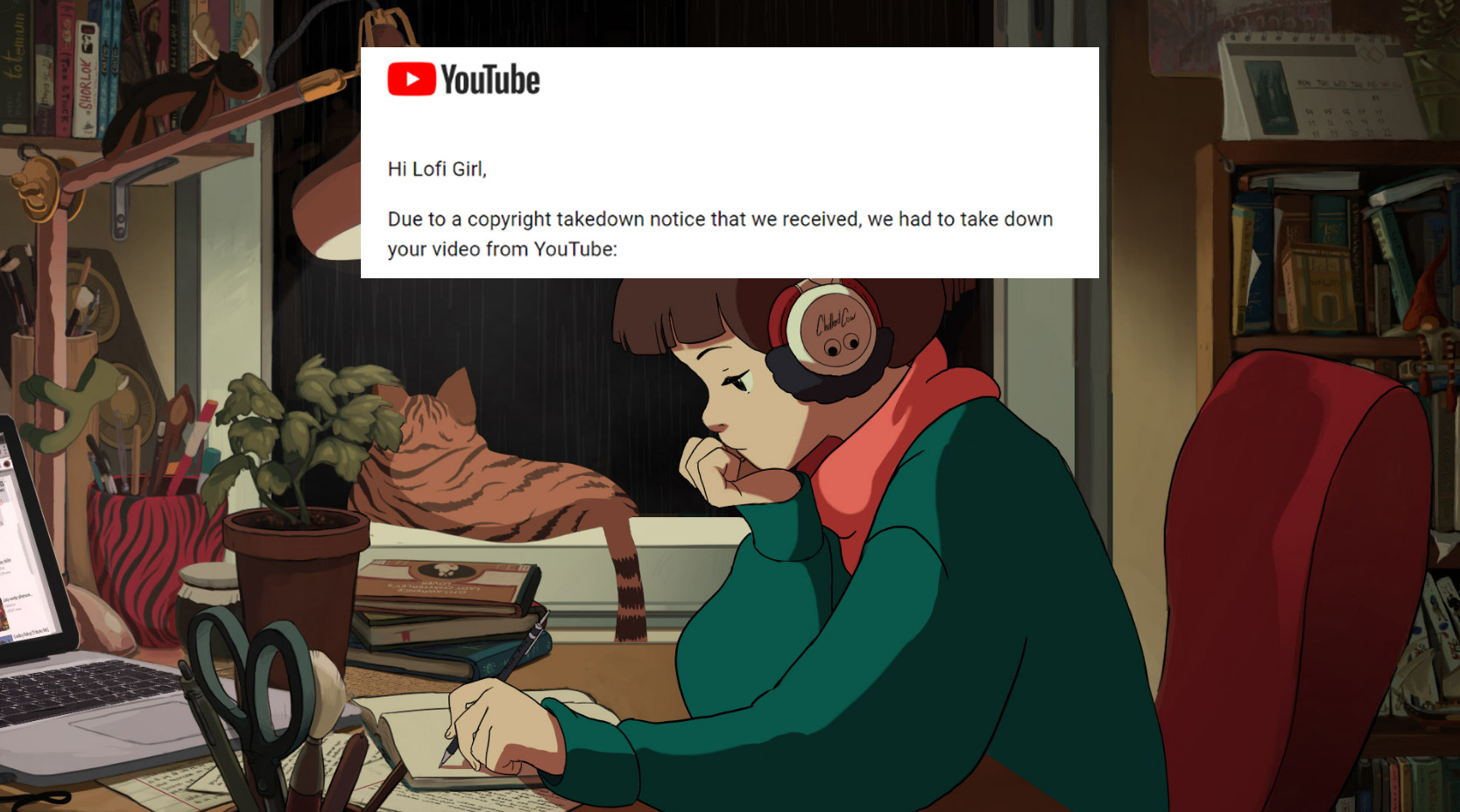 Lo-Fi Hip Hop Study Mix Takedown Meme Template