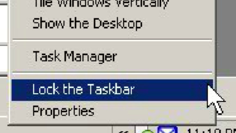 Lock the Taskbar Meme Template