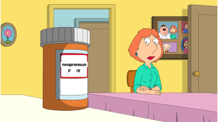 Lois Looking At Pill Bottle