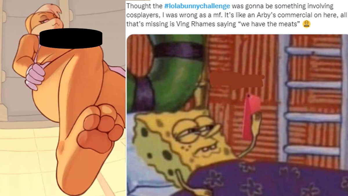 Lola Bunny Challenge / #LolaBunnyChallenge Meme Template
