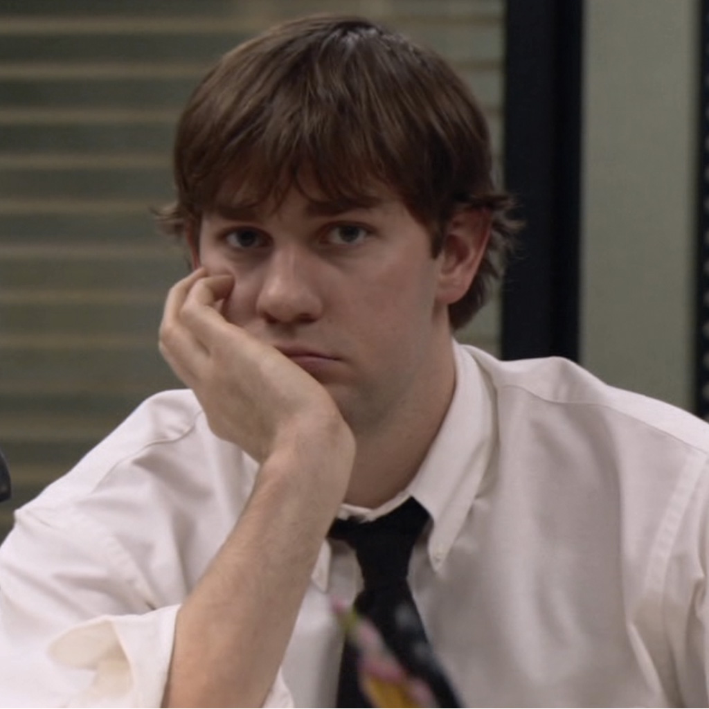 Looks at the Camera Like I'm on The Office Meme Template