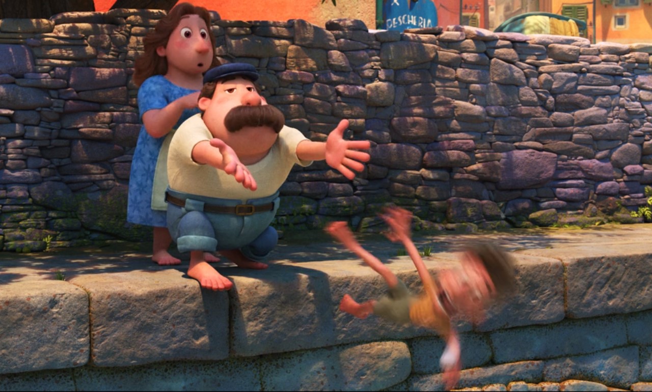 Lorenzo Pushing Child