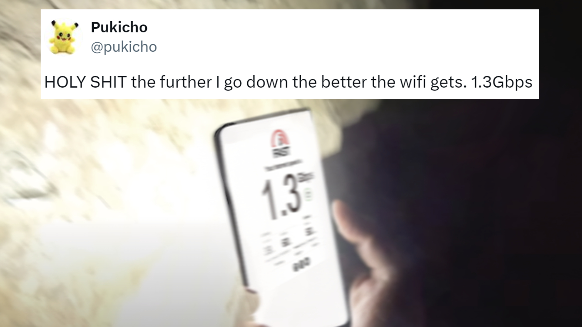 Lost In a Cave But the WiFi Is Amazing Meme Template