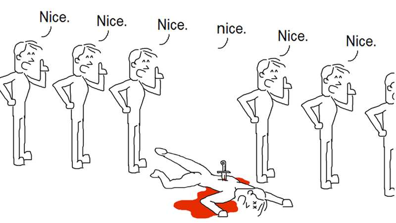 Lowercase "nice." Downvotes Meme Template