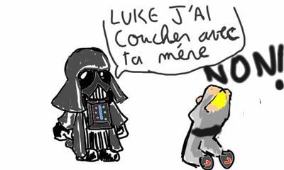 "Luke, je suis ton père" cartoon parodies Meme Template