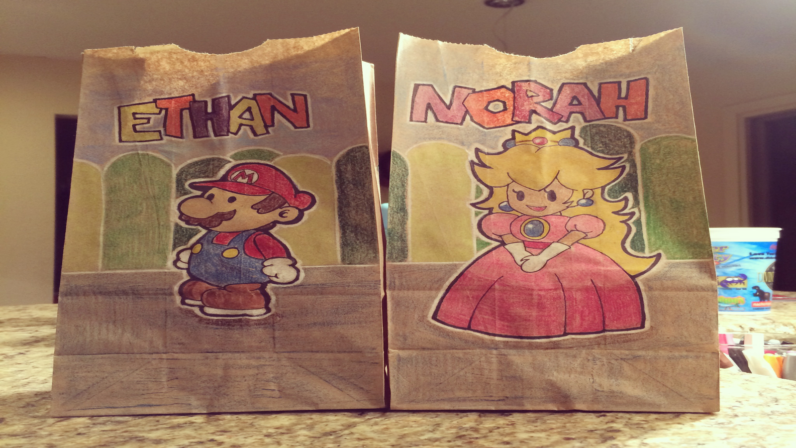 Lunch Bag Art Meme Template