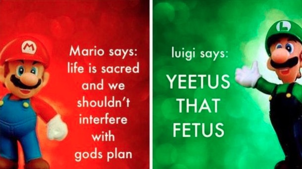 Mario Bros. Views / Mario Says