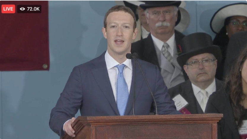 Mark Zuckerberg's Harvard Commencement Speech Meme Template