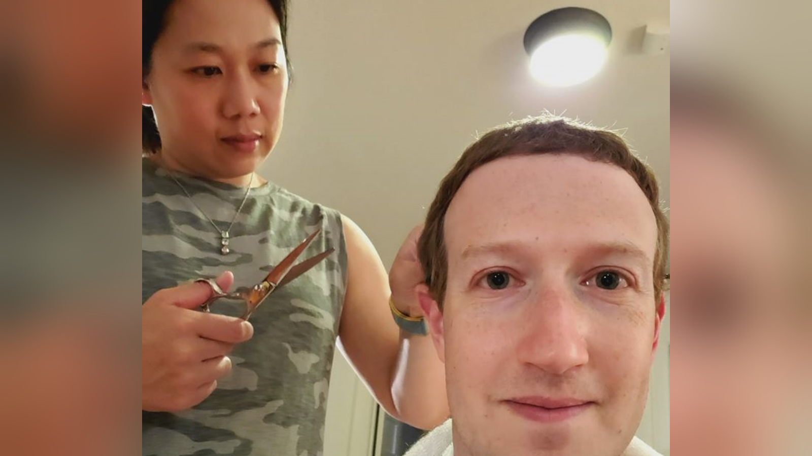 Mark Zuckerberg's Home Haircut Meme Template