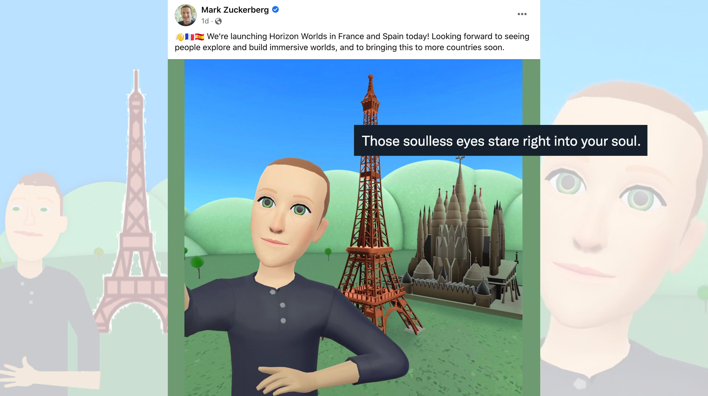 Mark Zuckerberg's Metaverse Avatar