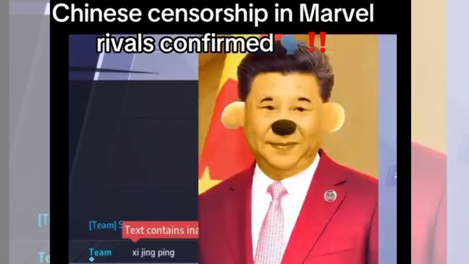Marvel Rivals Chinese Censorship Controversy Meme Template