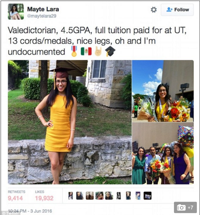 Mayte Lara's "Undocumented" Tweet Controversy Meme Template