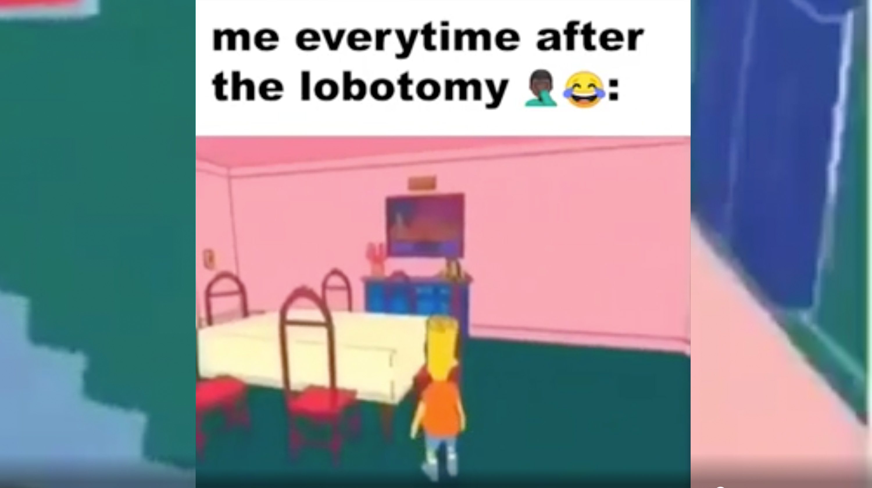 Me Everytime After The Lobotomy Meme Template