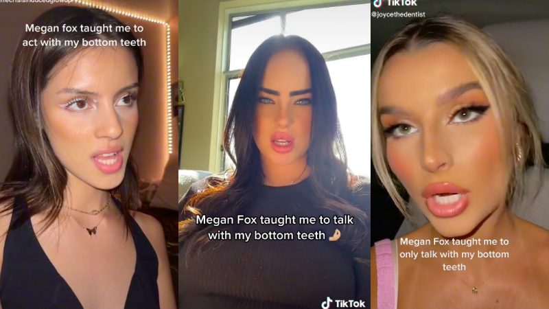 Megan Fox Teeth Trend