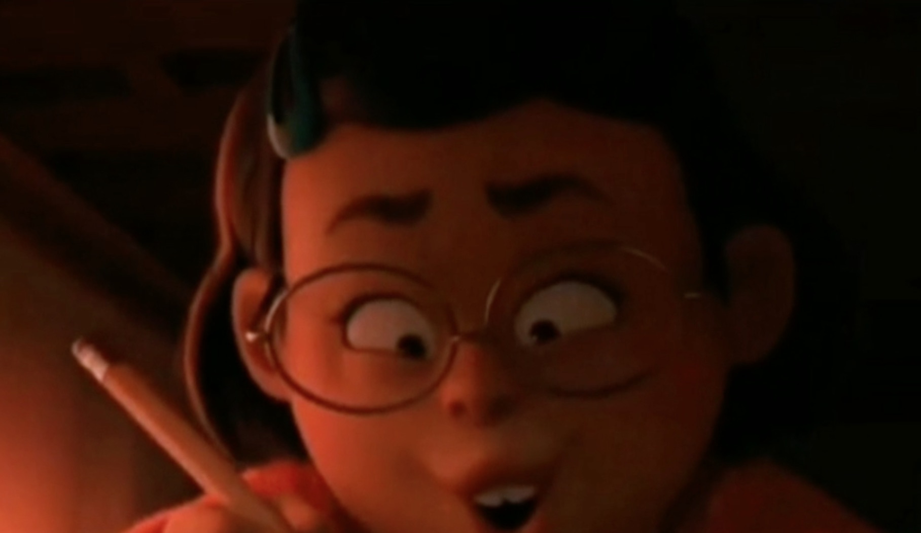 Mei Lee Drawing in Her Notebook Meme Template