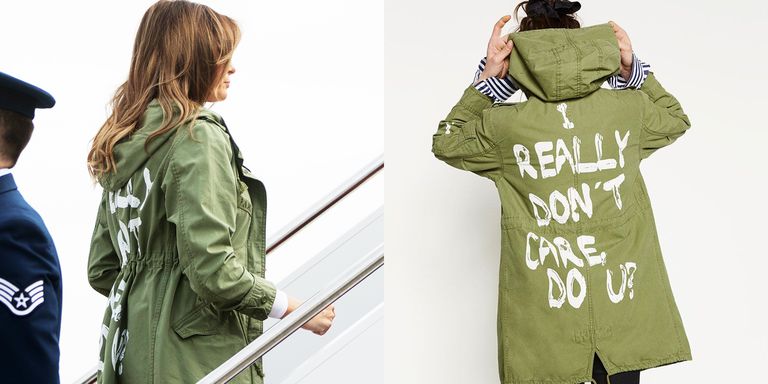 Melania Trump's "I Really Don't Care" Jacket Parodies Meme Template