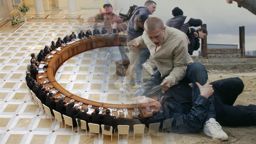 Men Discussing Things Meme Template