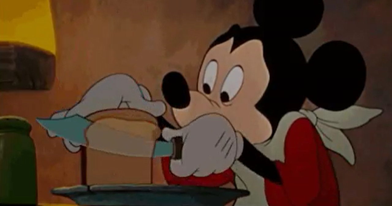 Mickey Mouse Slicing Bread Thinly Meme Template