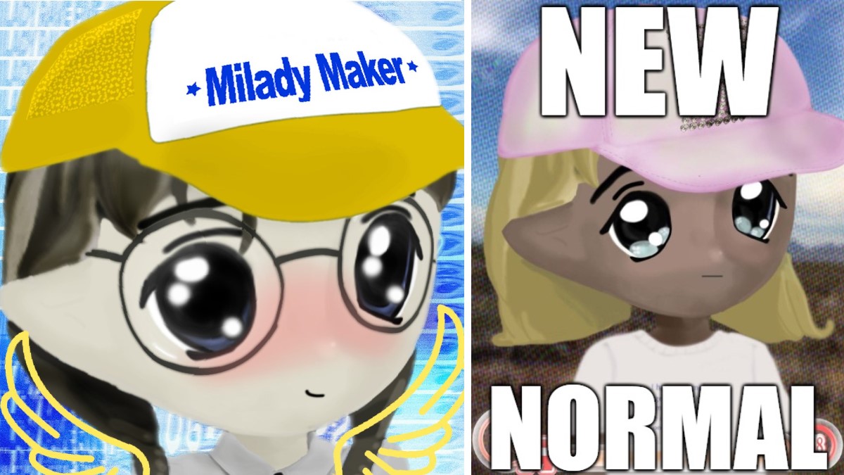 Milady Maker NFT Meme Template