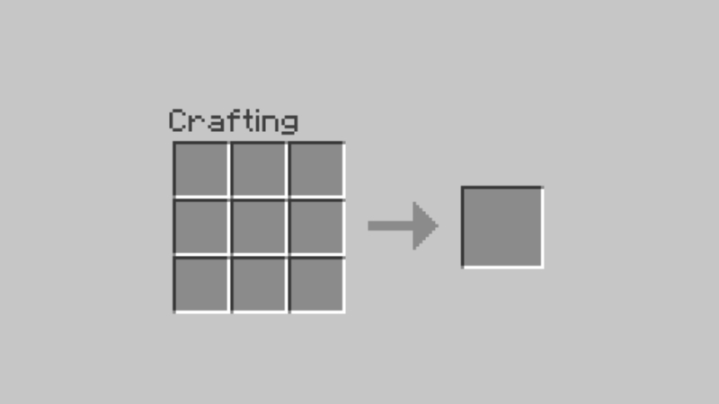 Minecraft Crafting Recipes Meme Template