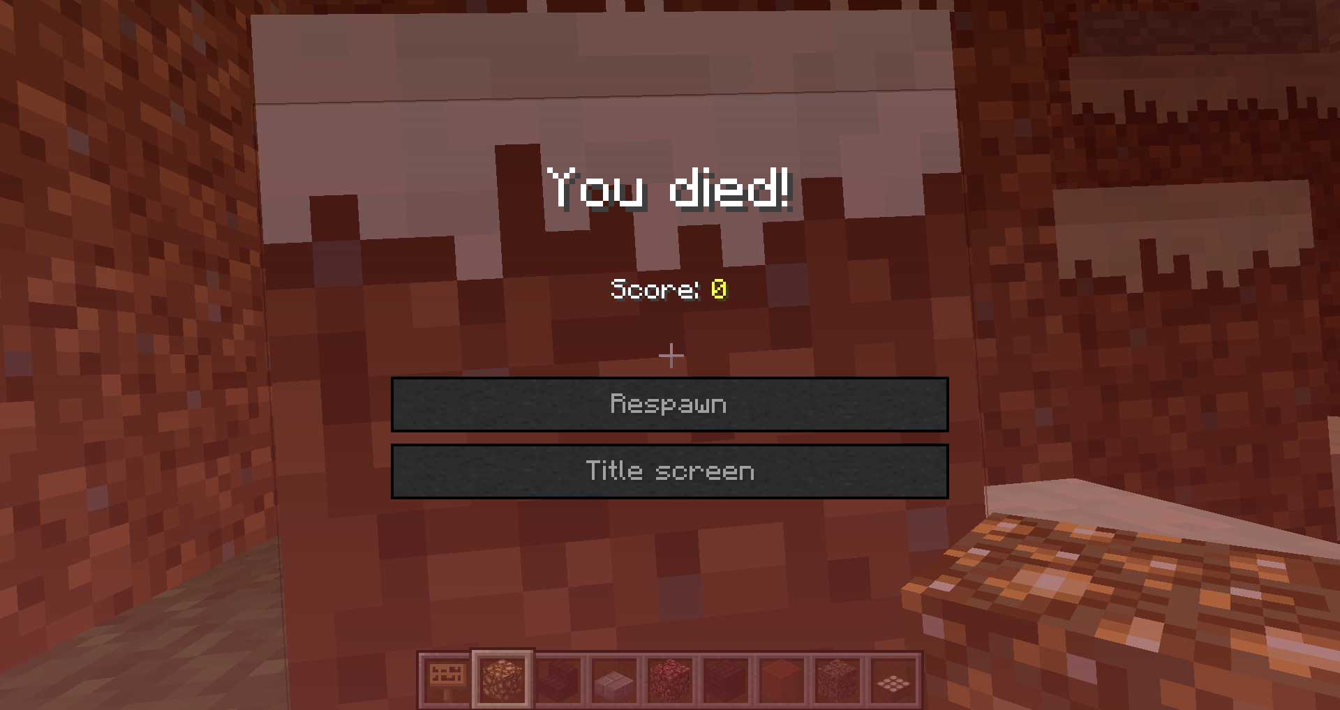 Minecraft Death Edits