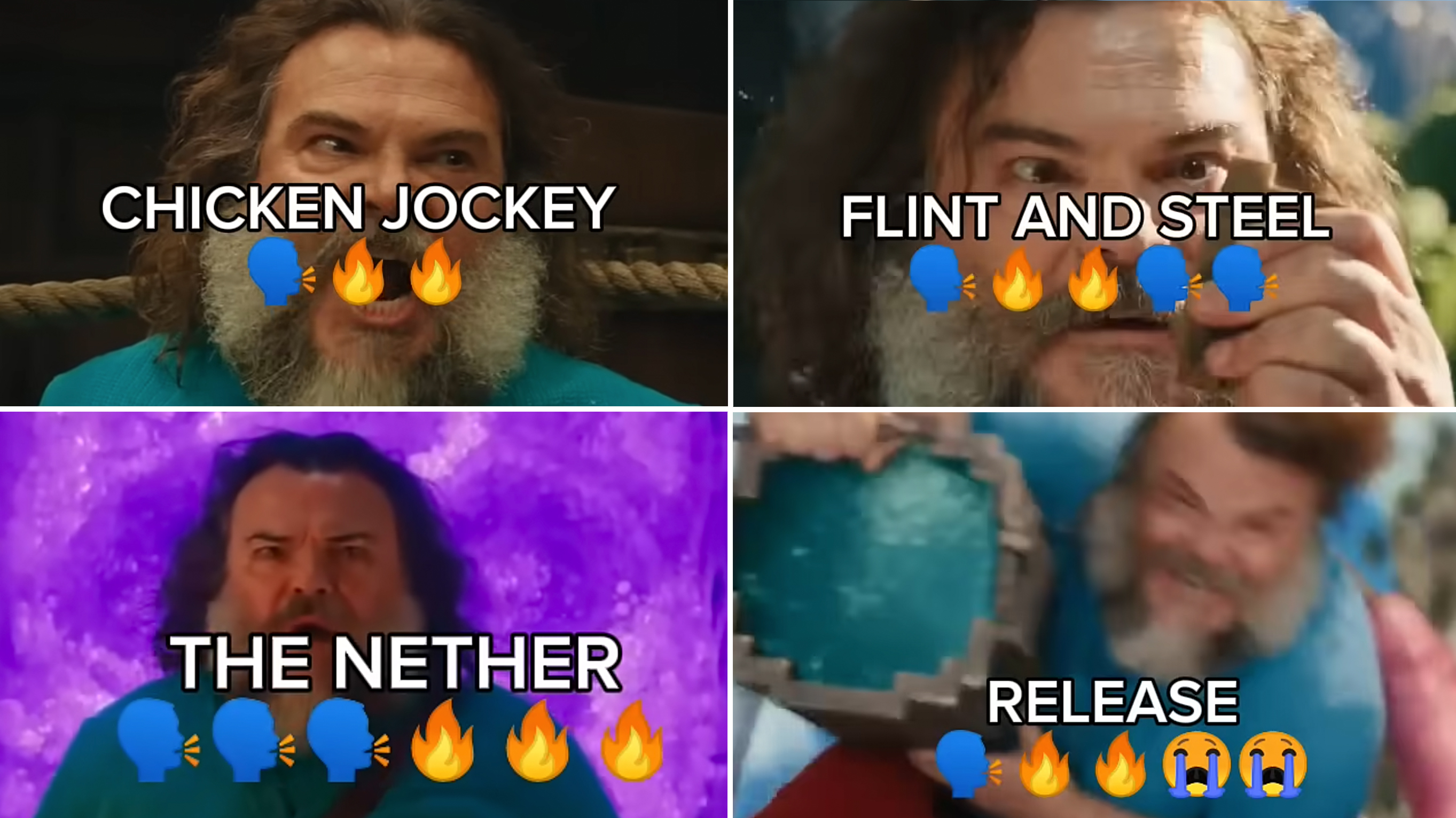 Minecraft Movie Quotes Meme Template