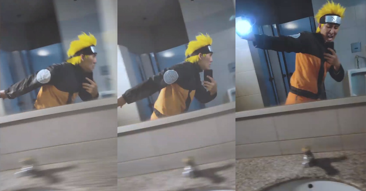 Mirror Run Challenge Meme Template