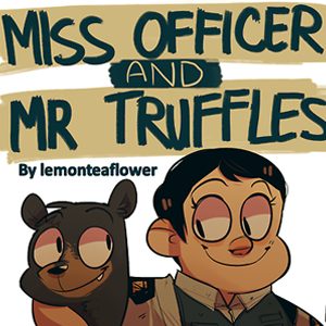 Miss Officer and Mr Truffles Meme Template