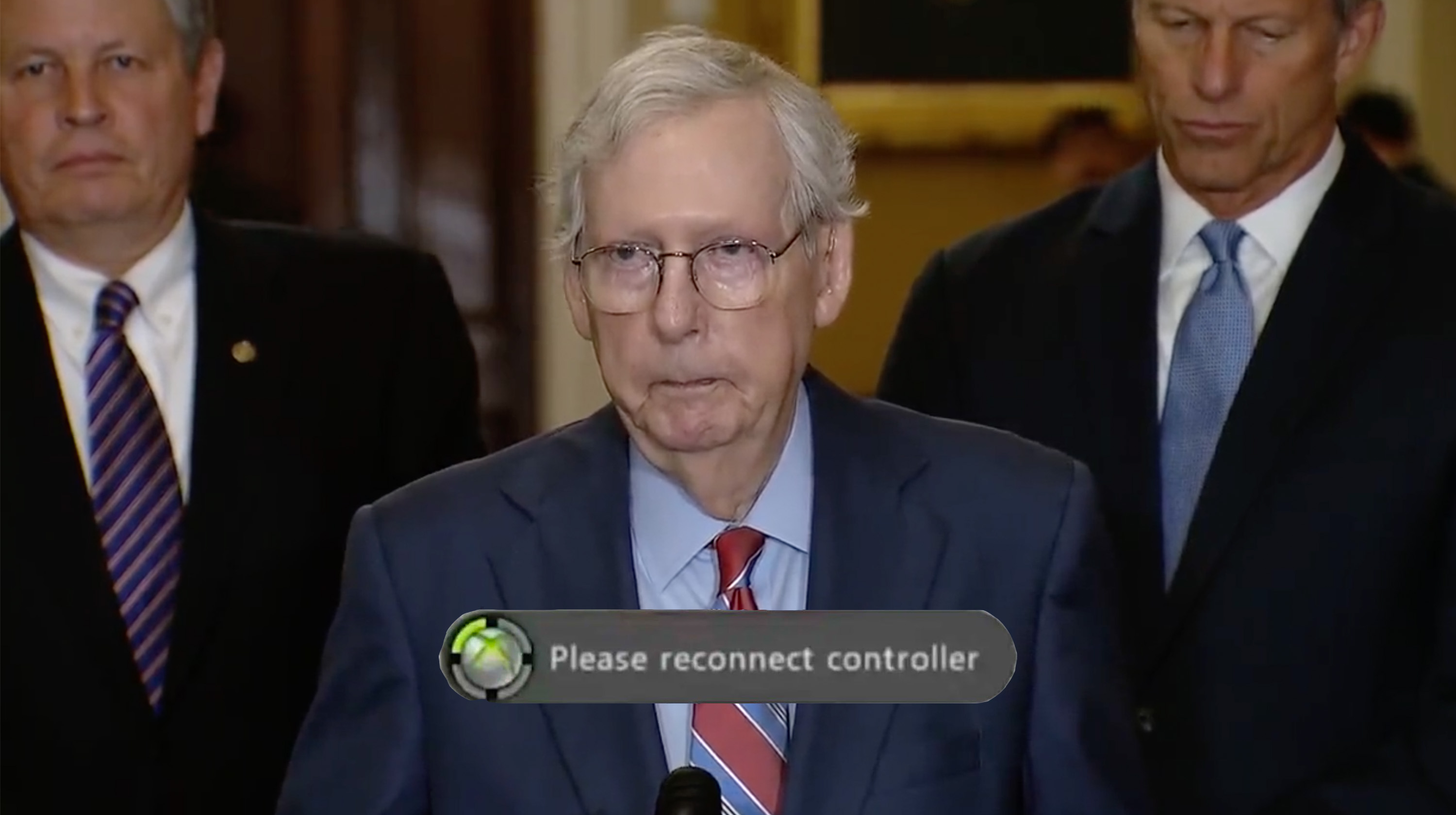 Mitch McConnell Freeze at Press Conference