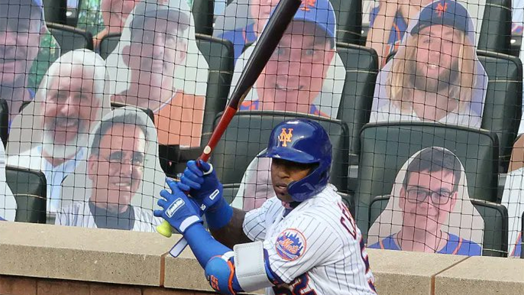 MLB Cardboard Cutout Fans Meme Template