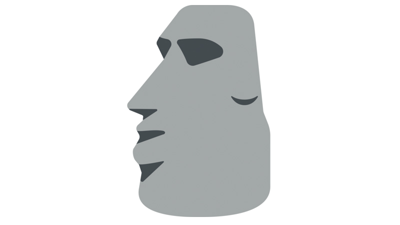 Moai Emoji