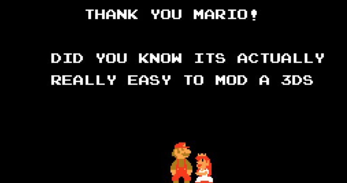Modding A 3DS Is Surprisingly Easy Meme Template