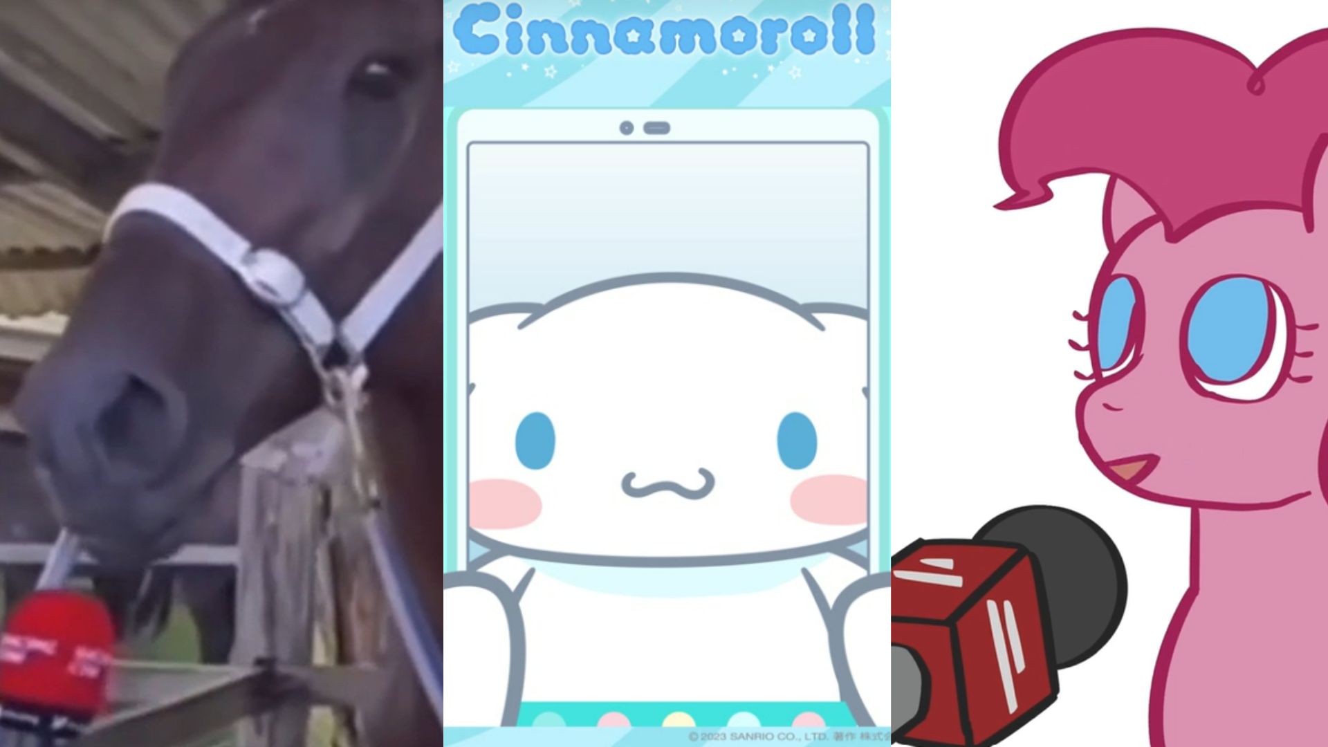 "Moka Chan Oshiete Kureta Irona Mita" / Horse Speaking Japanese Meme Template