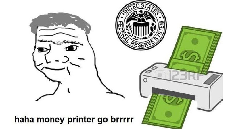 Money Printer Go Brrr Meme Template