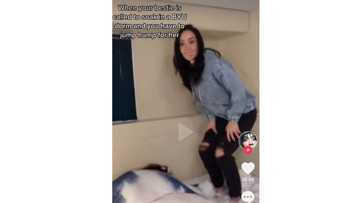 Mormon Soaking / Jump Humping Meme Template