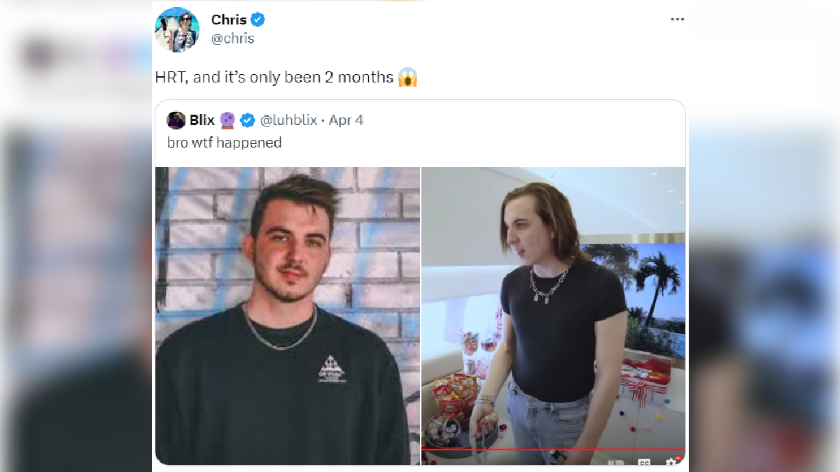 MrBeast Chris Tyson's Transition Meme Template
