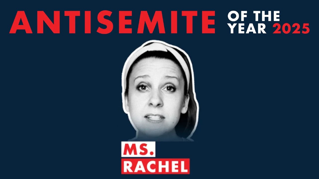 Ms. Rachel Antisemite Of The Year Nomination Meme Template