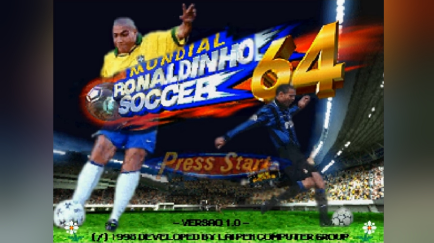 Mundial Ronaldinho Soccer 64 Opening