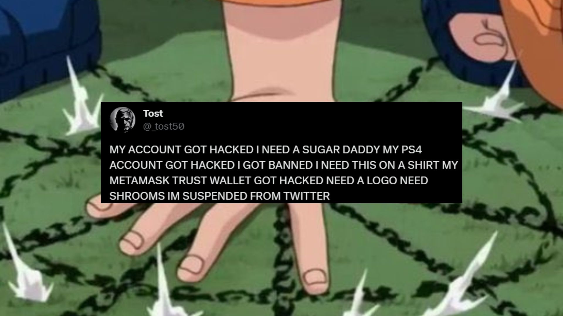 My Account Got Hacked I Need A Sugar Daddy Meme Template