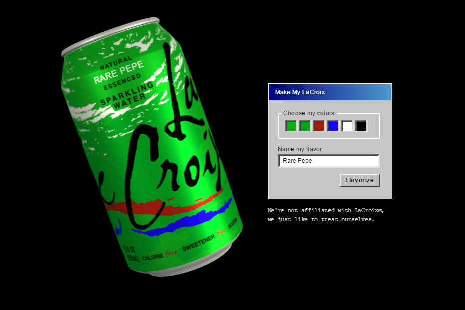 My LaCroix Meme Template