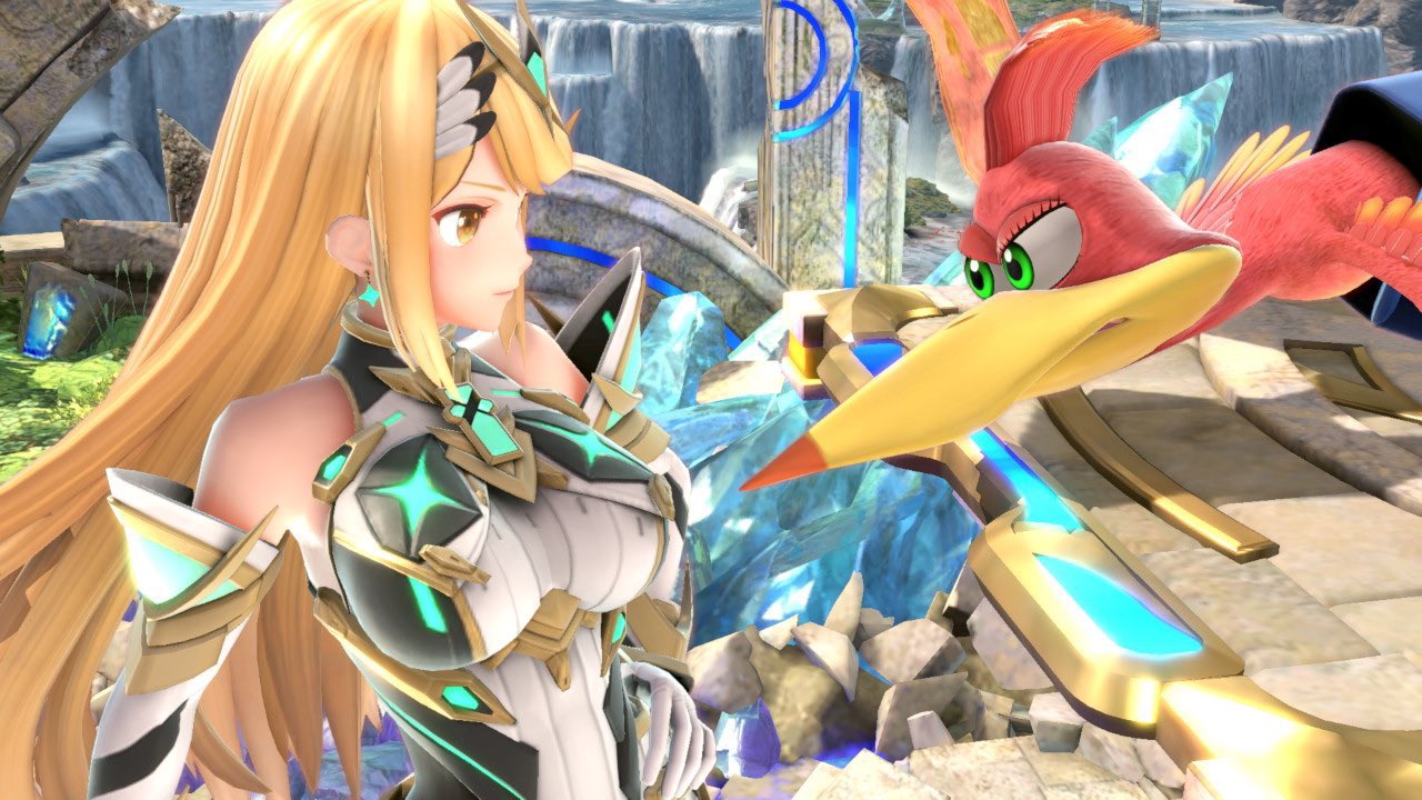Mythra vs. Kazooie Meme Template