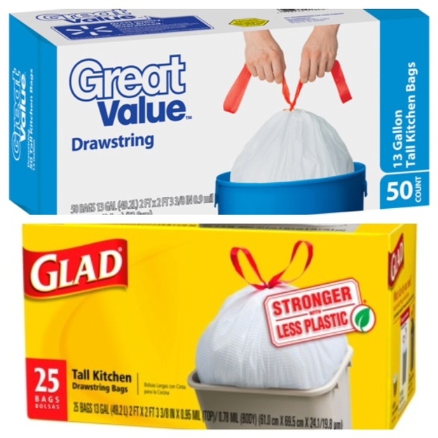 Name Brand vs. Great Value Meme Template