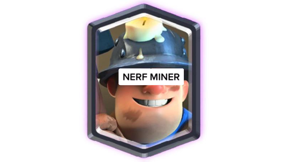 Nerf Miner Meme Template
