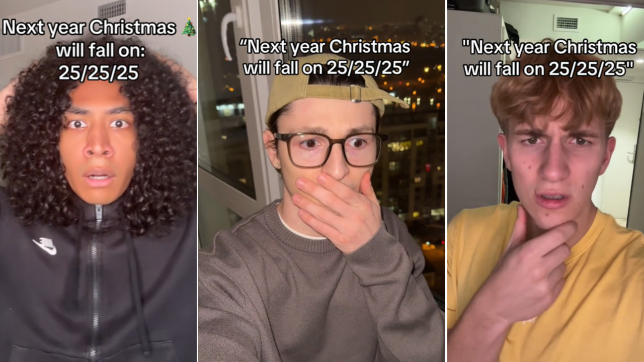 Next Year Christmas Will Fall On 25/25/25